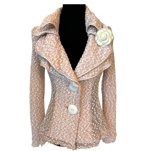 Handmade Pearl Trim Pin Brooch Hair Clip - Picture 4 of 11